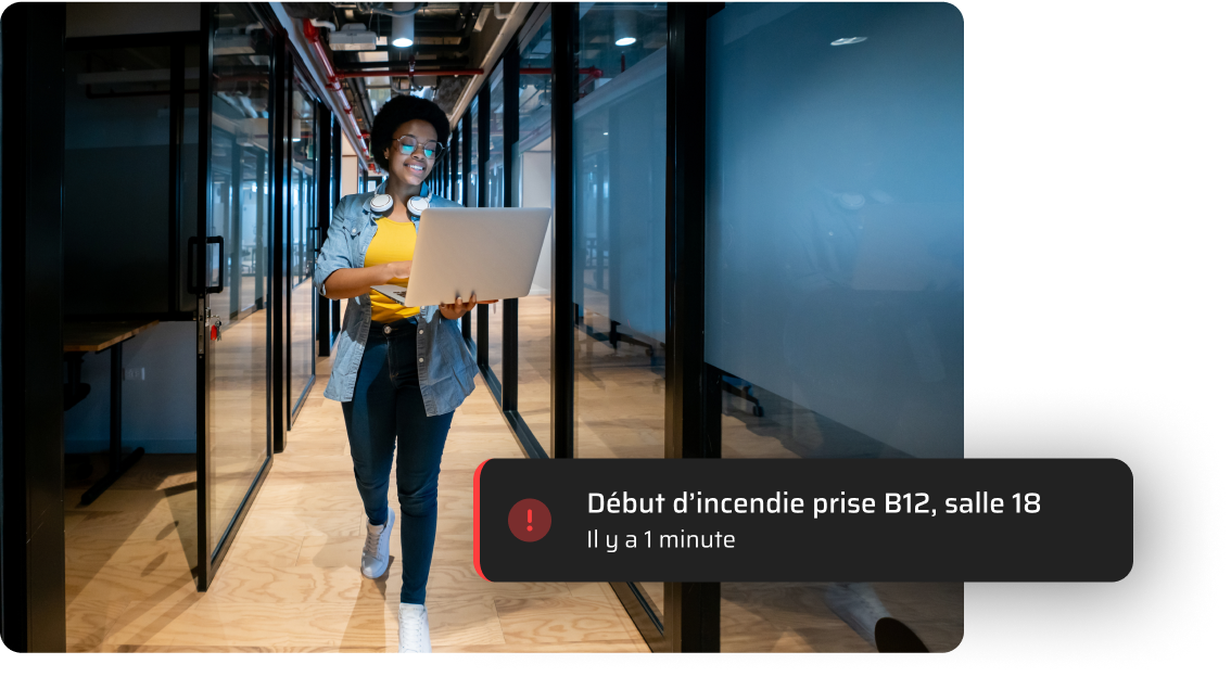 Solution Détection d'Incendie Intelligente - Photo