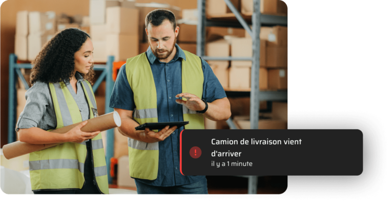 Illustration des solutions personnalisées d'ANAVEO Groupe pour le secteur de l'industrie et de la logistique